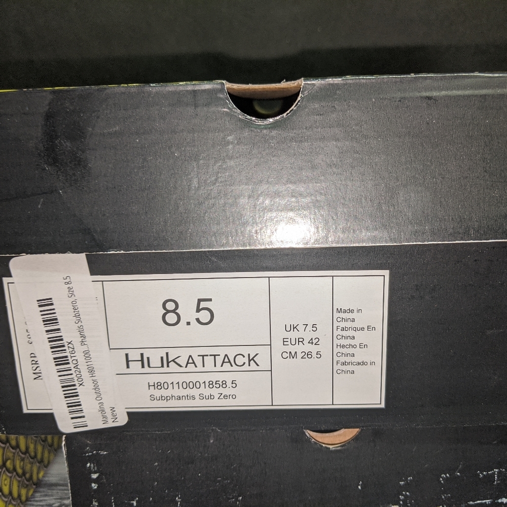 Huk 8.5 sub zero